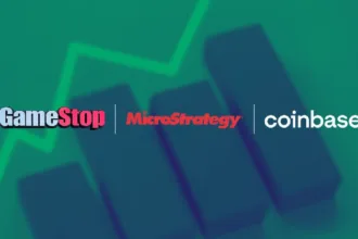 GameStop, MicroStrategy, and Coinbase stocks among top performers today