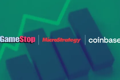 GameStop, MicroStrategy, and Coinbase stocks among top performers today