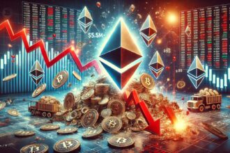 $55.8M In Ethereum Longs Wiped Out In One Hour As Futures Open Interest Plunges $4.6B – Details