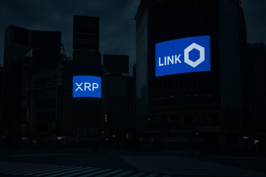Latest analysis of the price of XRP and LINK (Chainlink)
