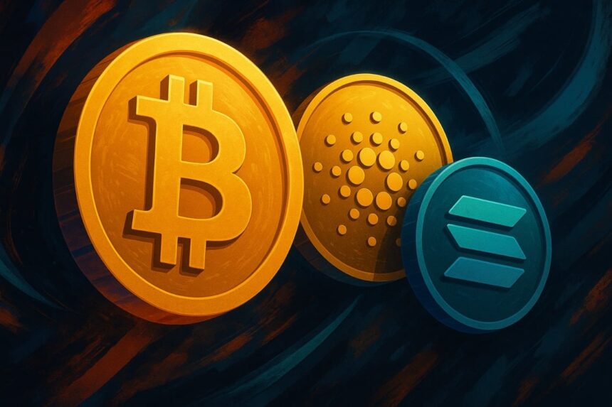 Cardano: ADA performs better than Bitcoin and Solana today