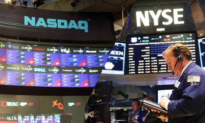 us stock market nasdaq nyse