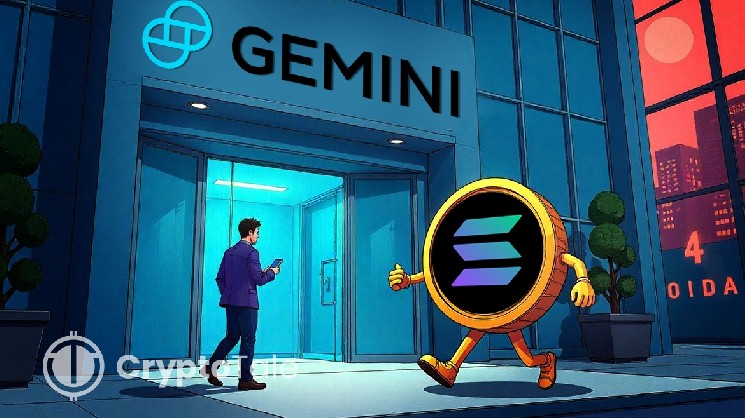 Gemini Enables SOL Staking, DFDV Stock Tokenized on Solana