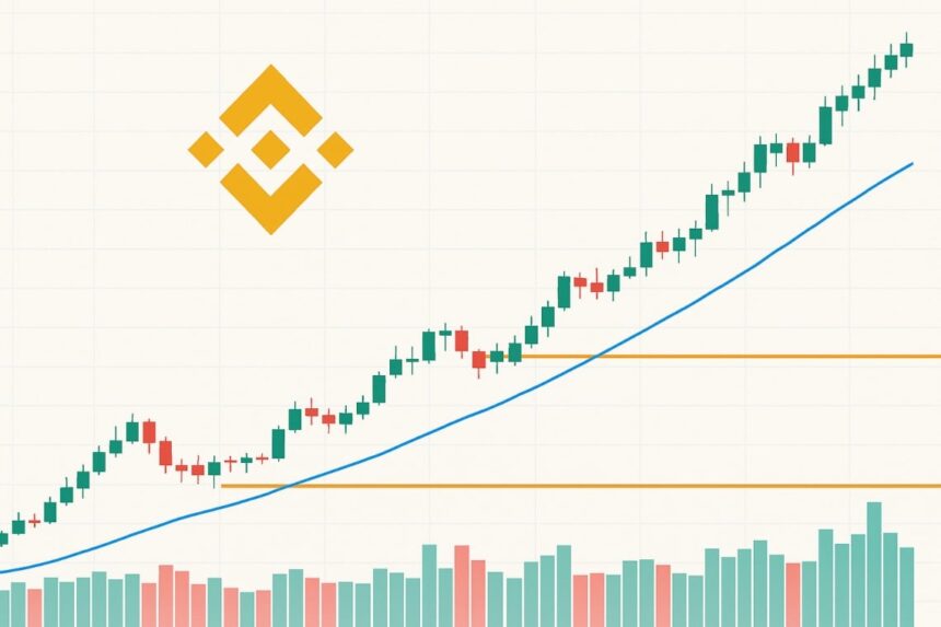 BNB continues to run: technical analysis and scenarios for the coming days