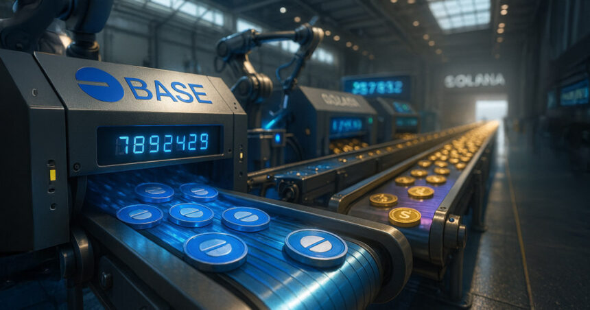 Base surpasses Solana in daily token creation, powered by Zora’s content coins