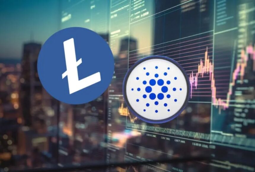 President Trump in blue suit with red tie