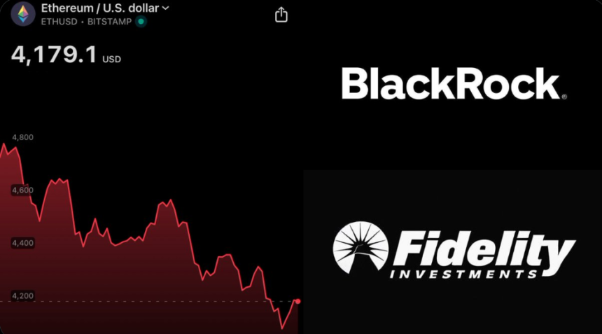 Ethereum ETF Blackrock Fidelity sell