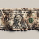 a dirty US Dollar Bill