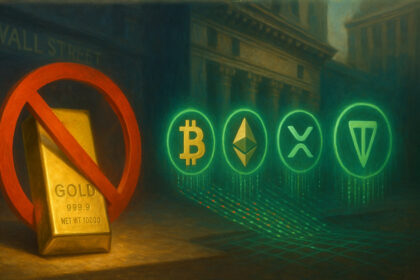 Gold legally barred from what BTC, XRP, TON, ETH are now doing to Wall Street