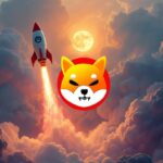 Shiba Inu Rocket Moon Space
