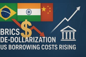 BRICS De-Dollarization Will Trigger US Borrowing Spike