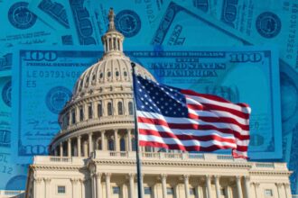 US Flag Capitol Hill