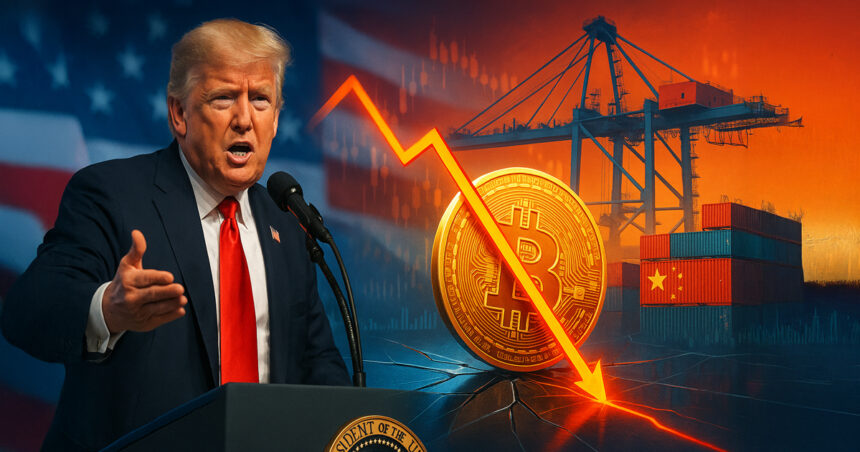 Bitcoin risks falling under $100,000 as Trump confirms US-China tradewar
