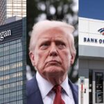 Trump JP Morgan Bank of America