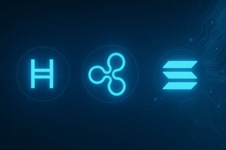 How are XRP, Solana, and Hedera performing? The latest analyses