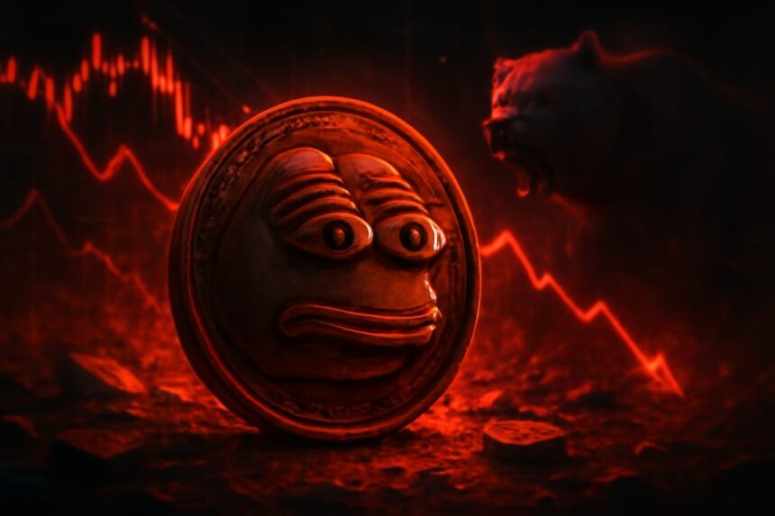 Pepe slides into oversold as fear weighs