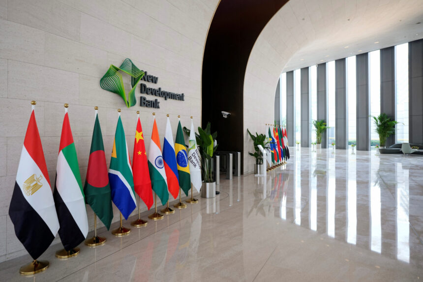 brics countries flags new development bank NDB