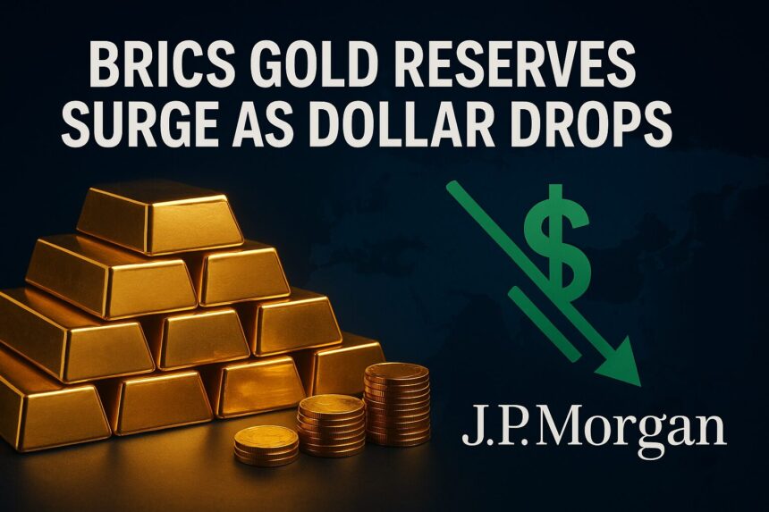 BRICS Gold Reserves Surge as Dollar Drops