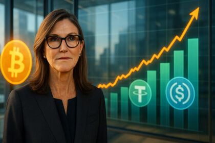Cathie Wood revises Bitcoin forecast as stablecoins gain ground