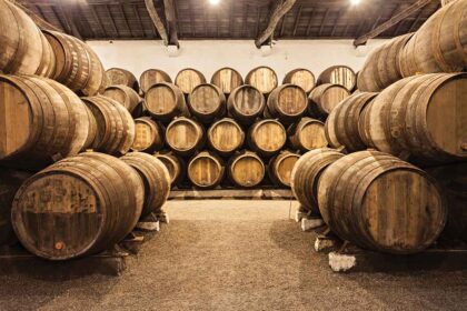 whiskey barrel casks