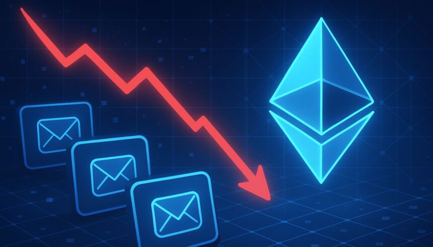 Ethereum Activity Hits 7-Month Low: Active Addresses Drop 32% From August Peak