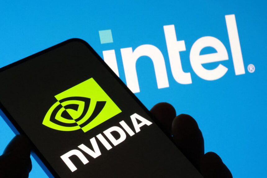 Nvidia intel logo