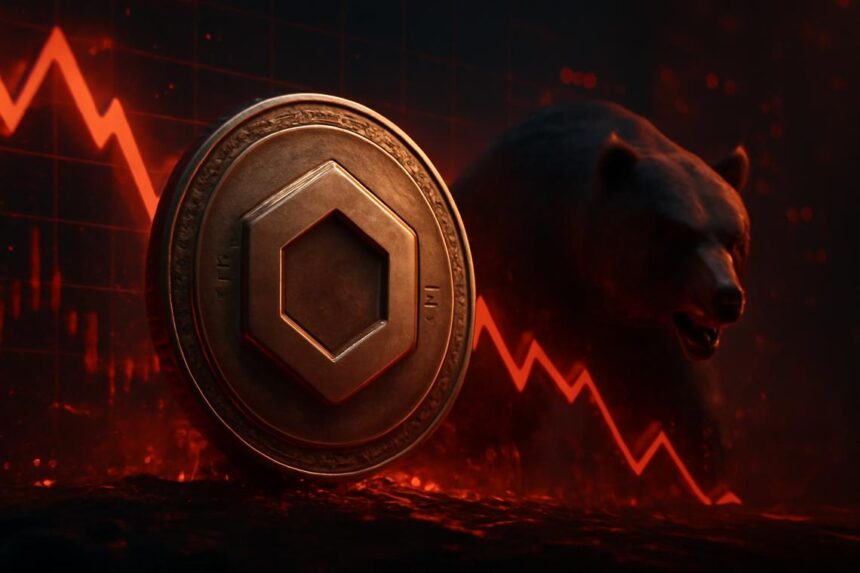 Bears in control on Chainlink crypto (LINKUSDT) as short-term exhaustion starts to build