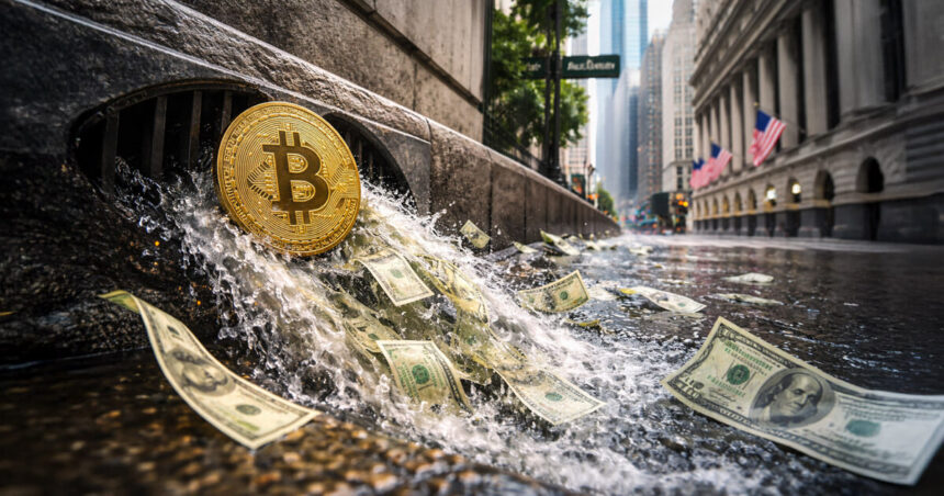Bitcoin ETFs wiped out $1.1 billion in 72 hours as a critical demand metric turned negative