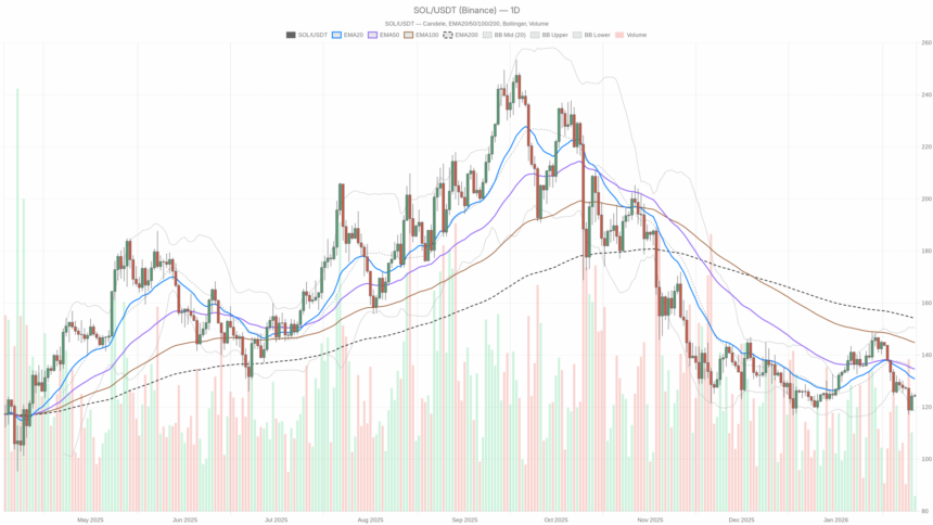 Solana Price Today (SOL/USDT): Weak Rebound but Bearish Outlook