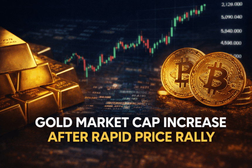 Gold Market Cap Increase After Rapid Price Rally
