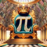 PI COIN WEARING A CROWN