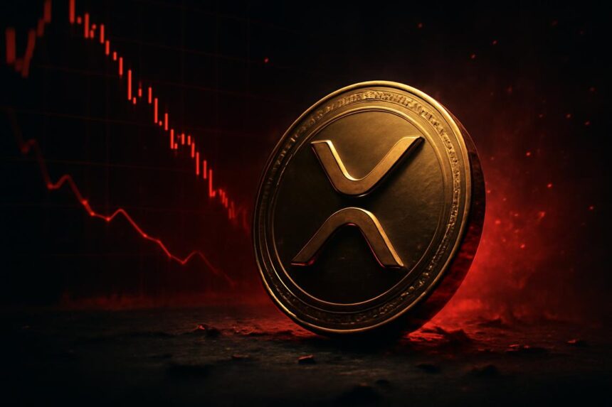 XRPUSDT presses the bottom of the range as Ripple crypto today trades under extreme fear