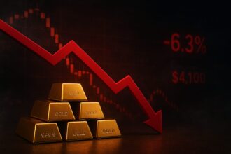 Gold Prices Drop Sharply