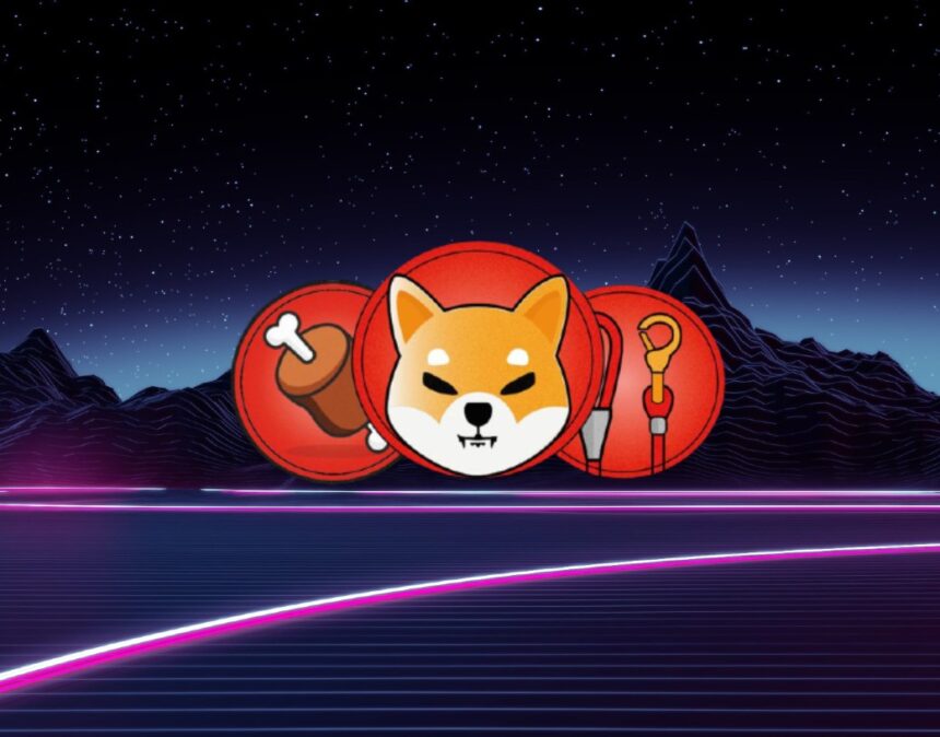 shiba inu bone leash trifecta