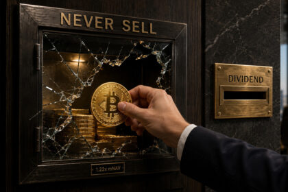 The “never sell” Bitcoin treasury trade is seriously starting to crack
