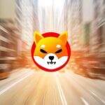 shiba inu shib street lights city bokeh
