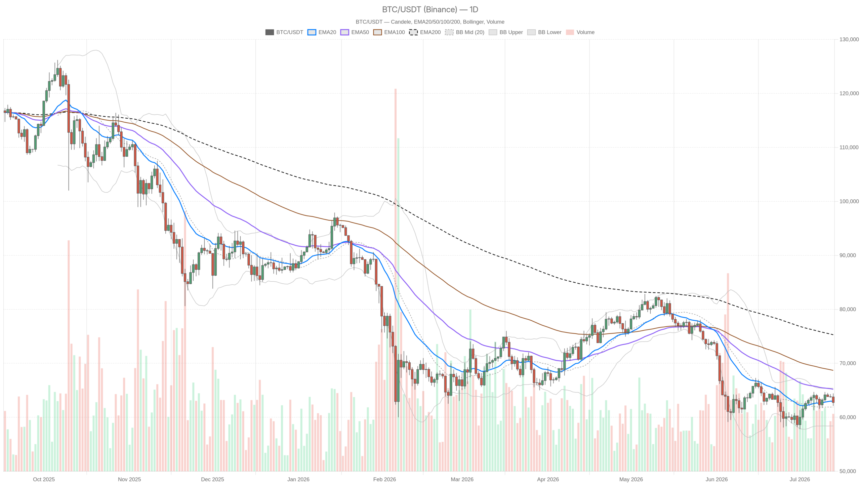 Bitcoin Fear Index Sinks to 28 as Oil Inflation Traps BTC Near $62,700