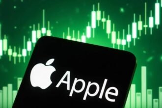 Apple AAPL Stock Green