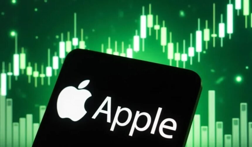Apple AAPL Stock Green