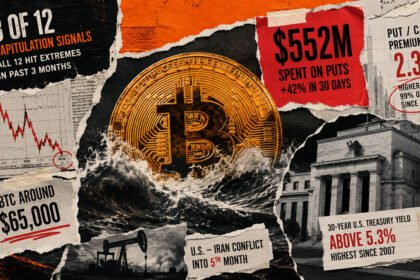 Bitcoin flashes 8 capitulation signals, but traders just spent $552 million protecting against another crash