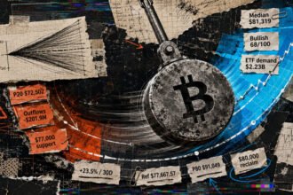 Bitcoin gains 24% as CryptoSlate price prediction model maps a volatile September