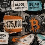 Bitcoin is trapped between $75,000 and $80,000 ahead of a massive Friday derivatives settlement