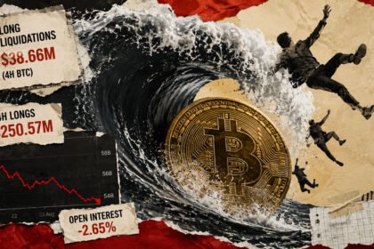 Bitcoin weekend blip wiped out $250M in over leveraged long traders while open interest weakens