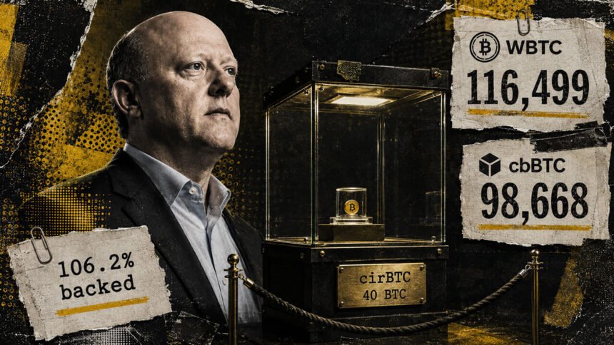 CEO Jeremy Allaire says Circle built “the platform for the internet financial system”, but cirBTC has only 40 BTC