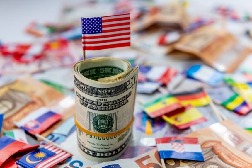 us dollar usa flag america
