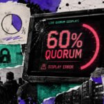 Solana’s first governance vote nears with a live 60% quorum display error