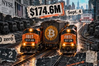 Bitcoin ETF inflows fall 76% entering Labor Day break as only BlackRock and Fidelity attract fresh money