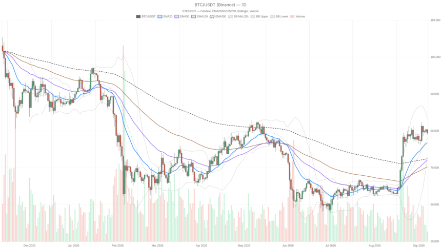 Bitcoin Price Today: $79,414 Holds the Trend, But Momentum Is Cracking