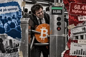 Bitcoin drops to $82,000 on US data, and inflation fear is blamed