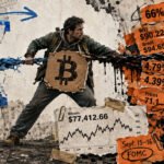 Bitcoin hits $77,000 wall as the Fed gets trapped between weak jobs and $90 oil